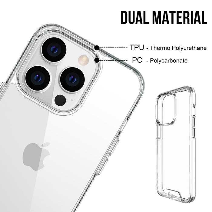 Uolo Soul+ Clear Protective Case for iPhone 14 Pro/13 Pro