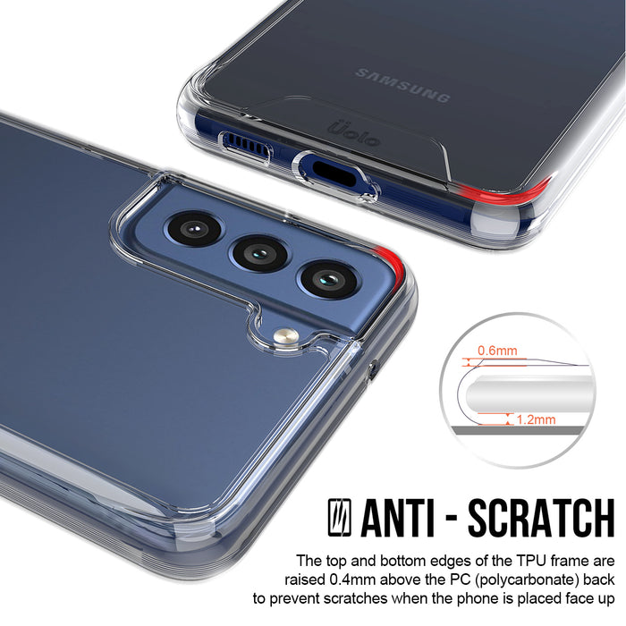Uolo Soul+ Clear Protective Case for Samsung Galaxy S21 FE