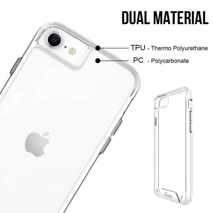 Uolo Soul+ Clear Protective Case for iPhone SE (Gen 3/2)/8/7