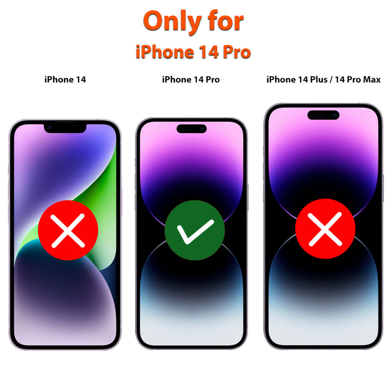 Uolo Shield Tempered Glass Screen Protector for iPhone 14 Pro