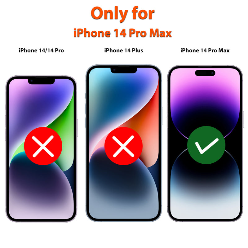 Uolo Shield Premium Dragon Glass Screen Protector for iPhone 14 Pro Max