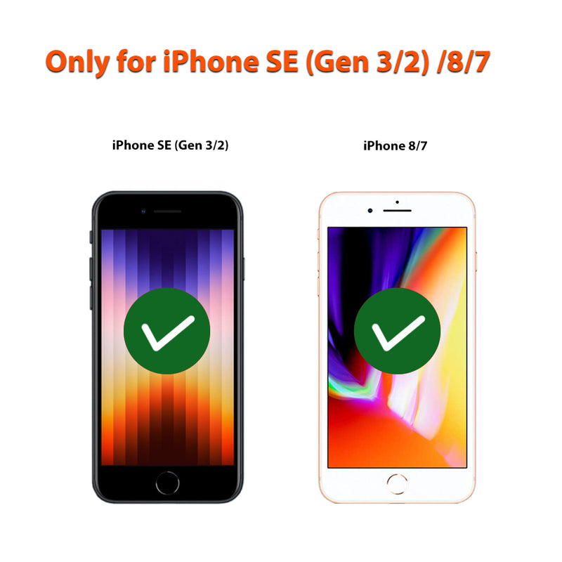 Uolo Shield Tempered Glass Screen Protector for iPhone SE (Gen 3/2) /8/7