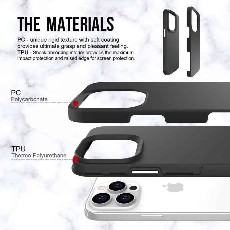 Uolo Guardian Dual-Layer Protective Case, iPhone 14 Pro/13 Pro