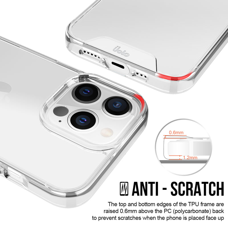 Uolo Soul+ Clear Protective Case for iPhone 13 Pro Max