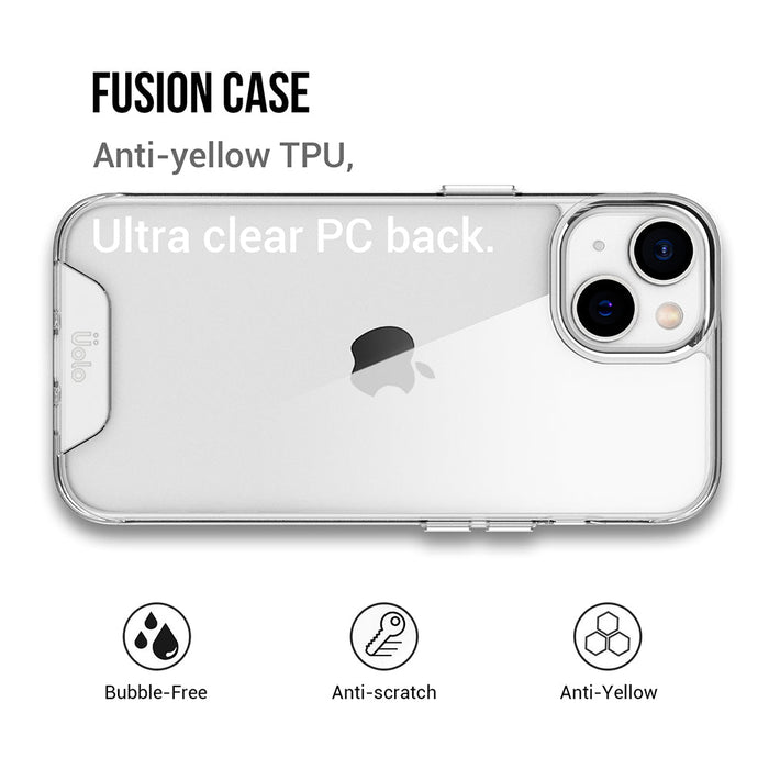 Uolo Soul+ Clear Protective Case for iPhone 14/13