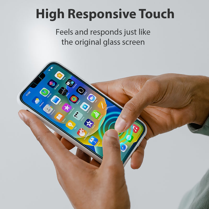 Uolo Shield Tempered Glass Screen Protector for iPhone 14 Plus / 13 Pro Max / 12 Pro Max