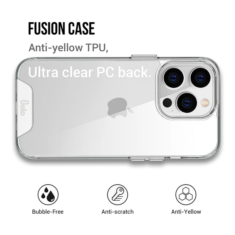 Uolo Soul+ Clear Protective Case for iPhone 14 Pro Max