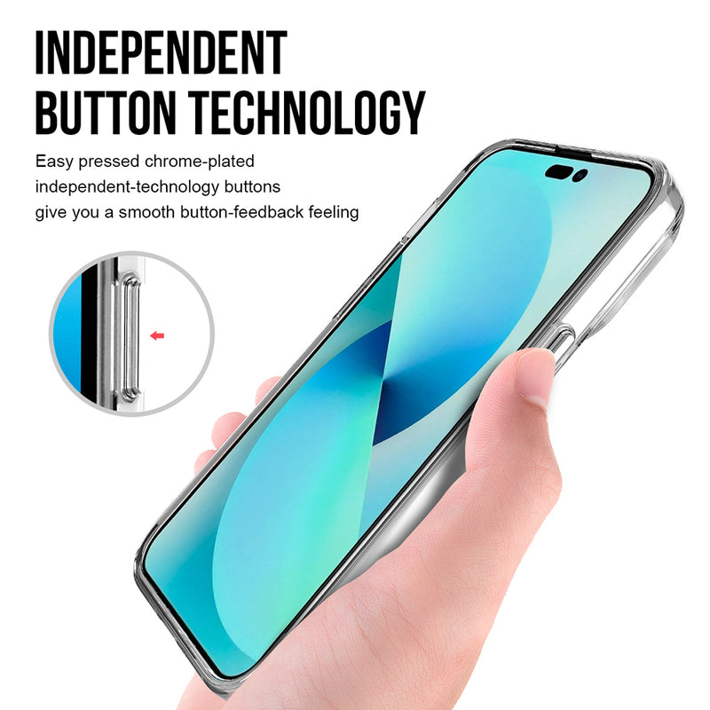 Uolo Soul+ Clear Protective Case for iPhone 14 Pro/13 Pro