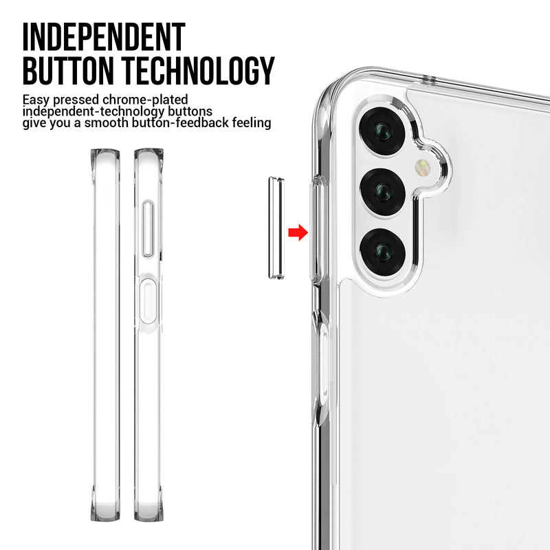 Uolo Soul+ Clear Protective Case for Samsung Galaxy A14 5G