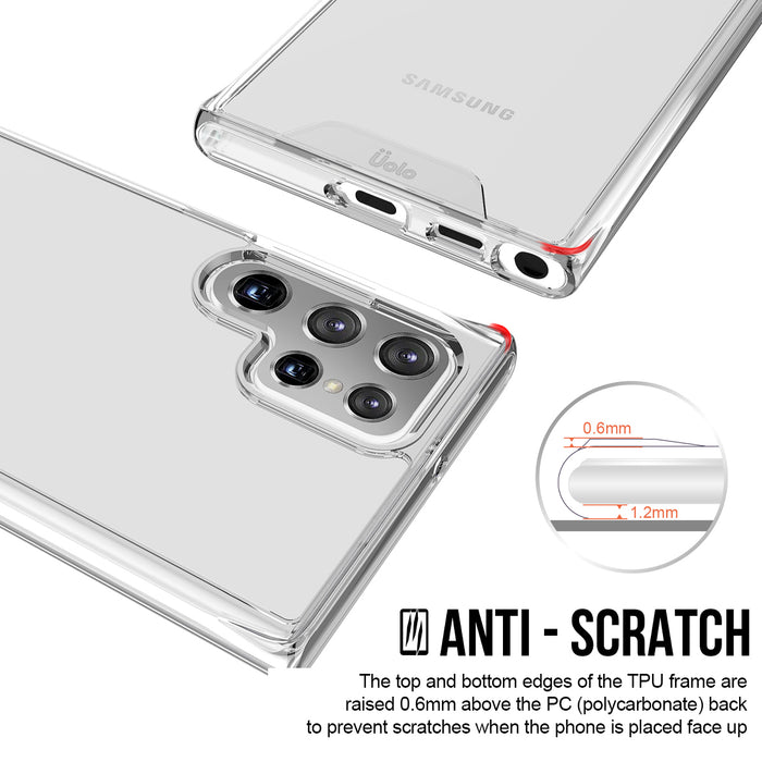 Uolo Soul+ Clear Protective Case for Samsung Galaxy S22 Ultra
