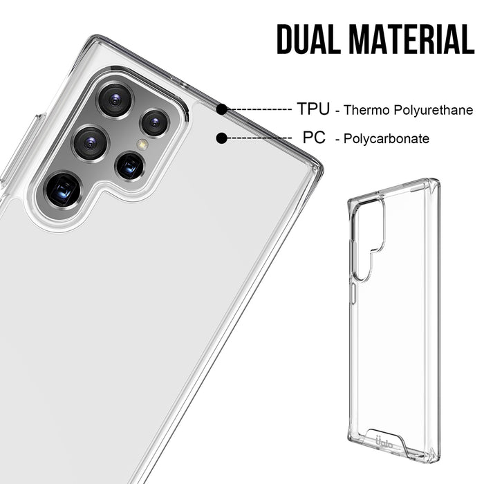 Uolo Soul+ Clear Protective Case for Samsung Galaxy S22 Ultra